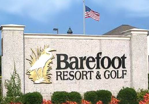 Barefoot Resort Entrance